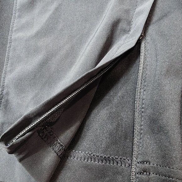 Mens Black Adidas Running Track Pants Athletic Training Wear Polyester Size L - Picture 8 of 14